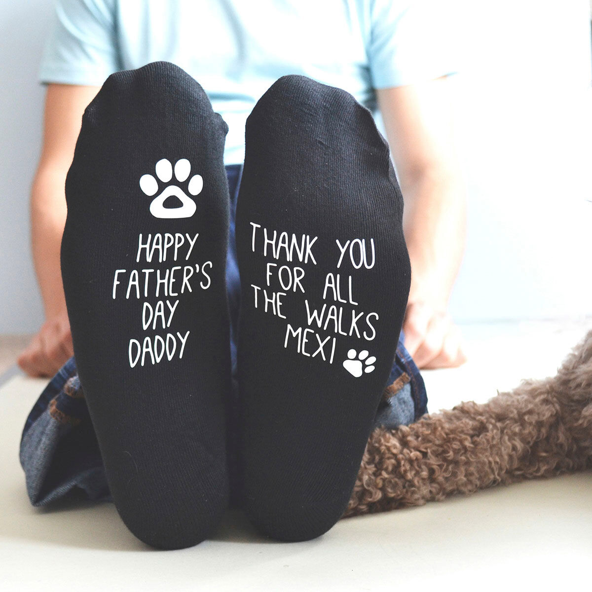 Personalized socks best sale for father's day