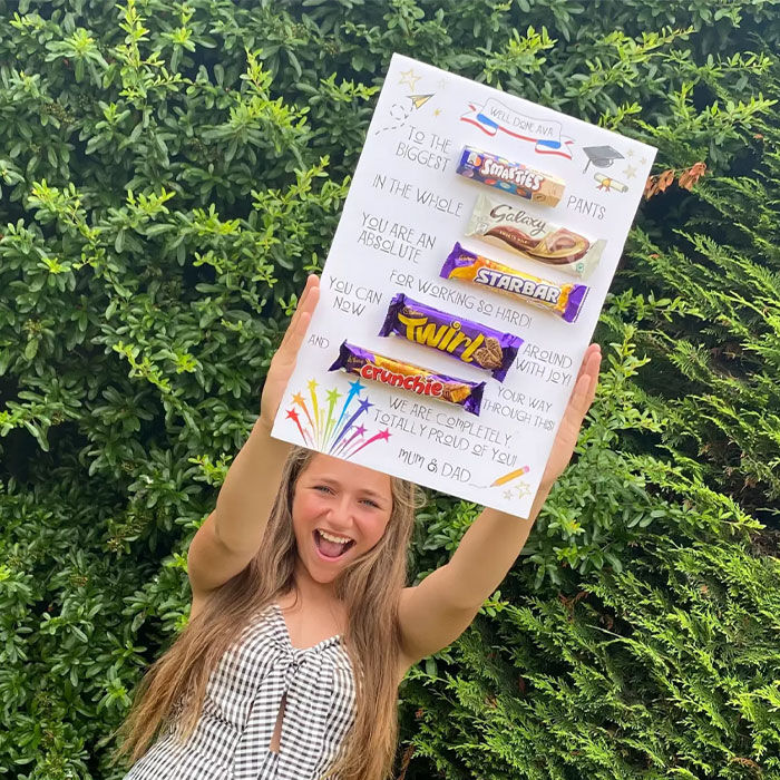 Personalised Congratulations on Exam Results Letterbox Gift BFF, Bestie  Friend Well Done A Levels Gcses Congrats Hug in a Box Rainbow Spots - Etsy  UK