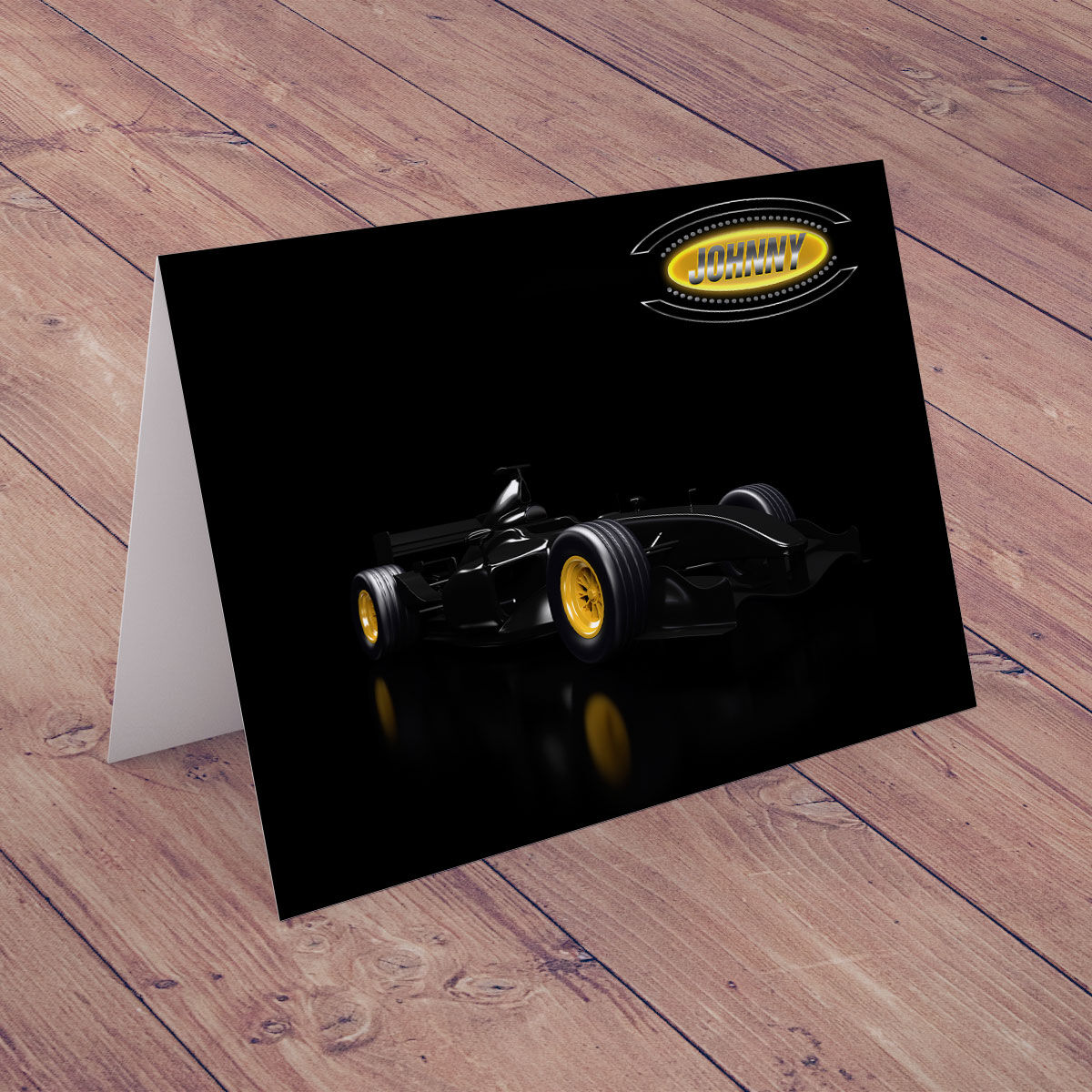 Personalised Card - Formula One Car