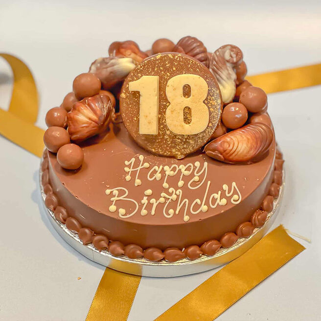 Personalised 18th Birthday Mini Guylian Smash Cake
