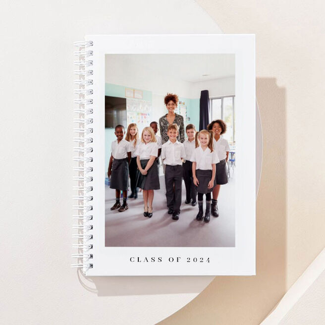 Personalised Class of 2024 Photo Upload Notebook
