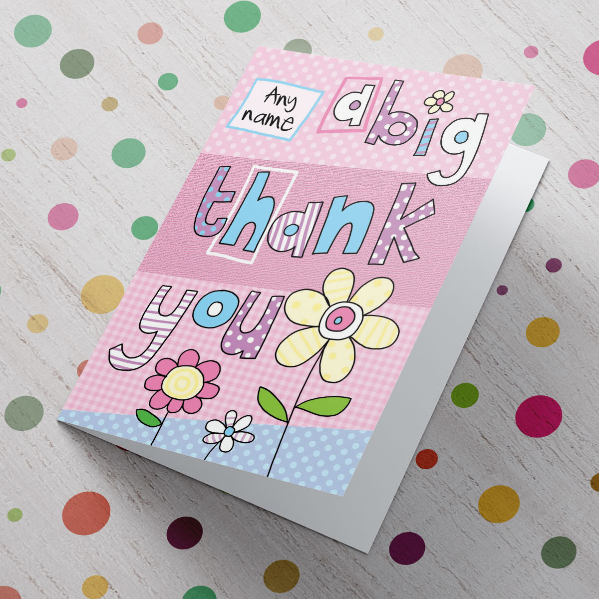 Personalised Card - A Big Thank You :: Personalised Cards From ...