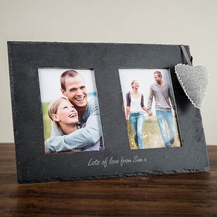 Engraved photo best sale frames