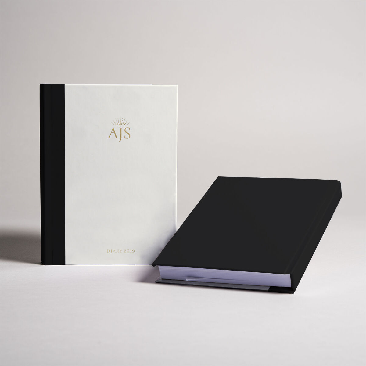 Personalised Diary - Baroque Monogram