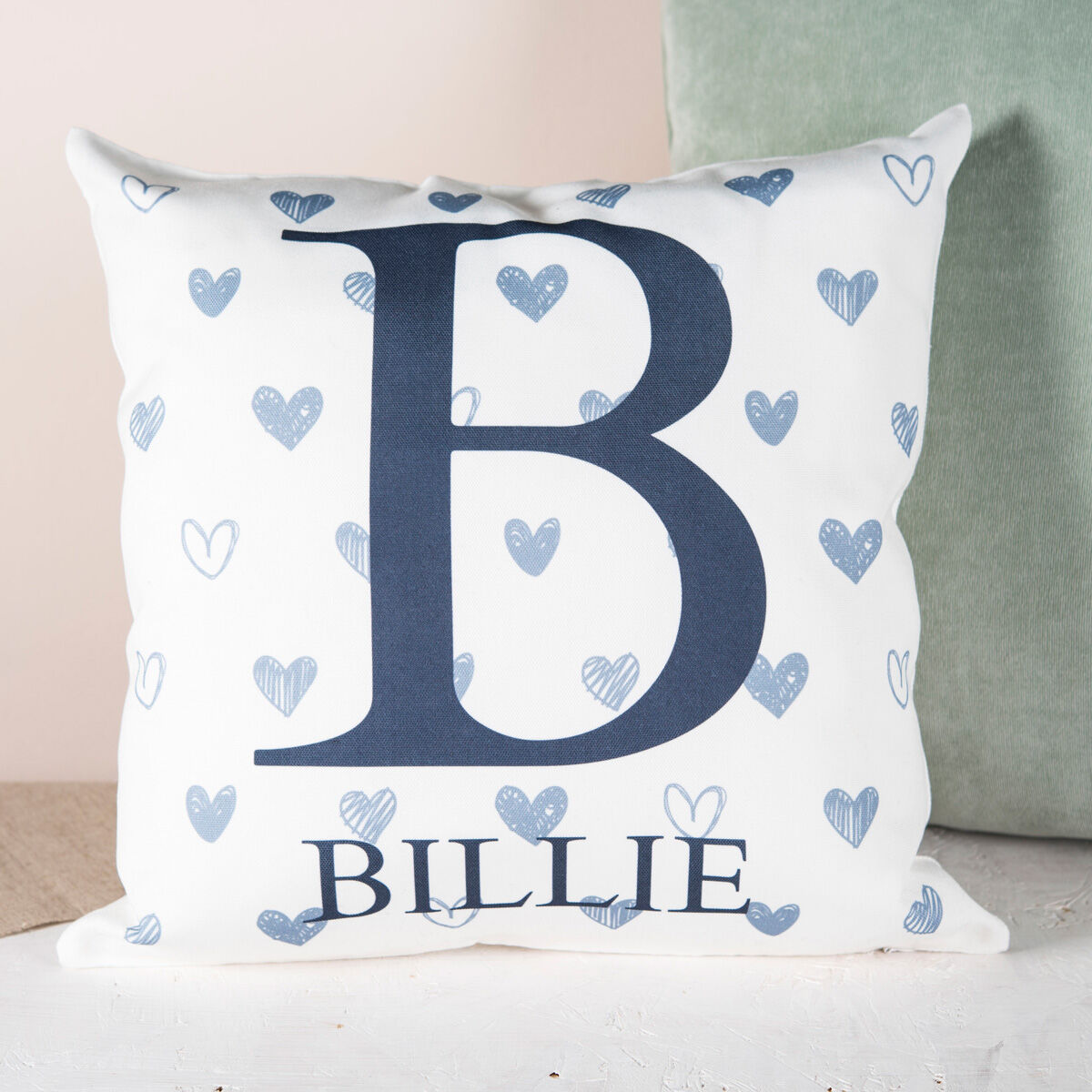 Personalised Cushion - Hearts