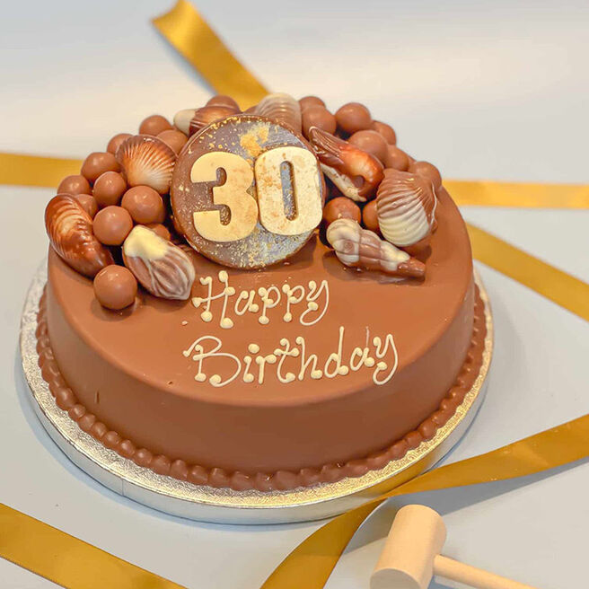 Personalised 30th Birthday Guylian Smash Cake