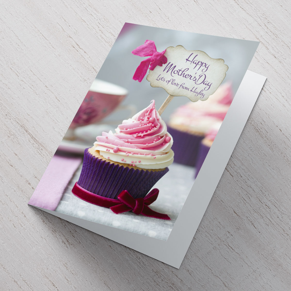 Personalised Card - Cake Sign | GettingPersonal.co.uk