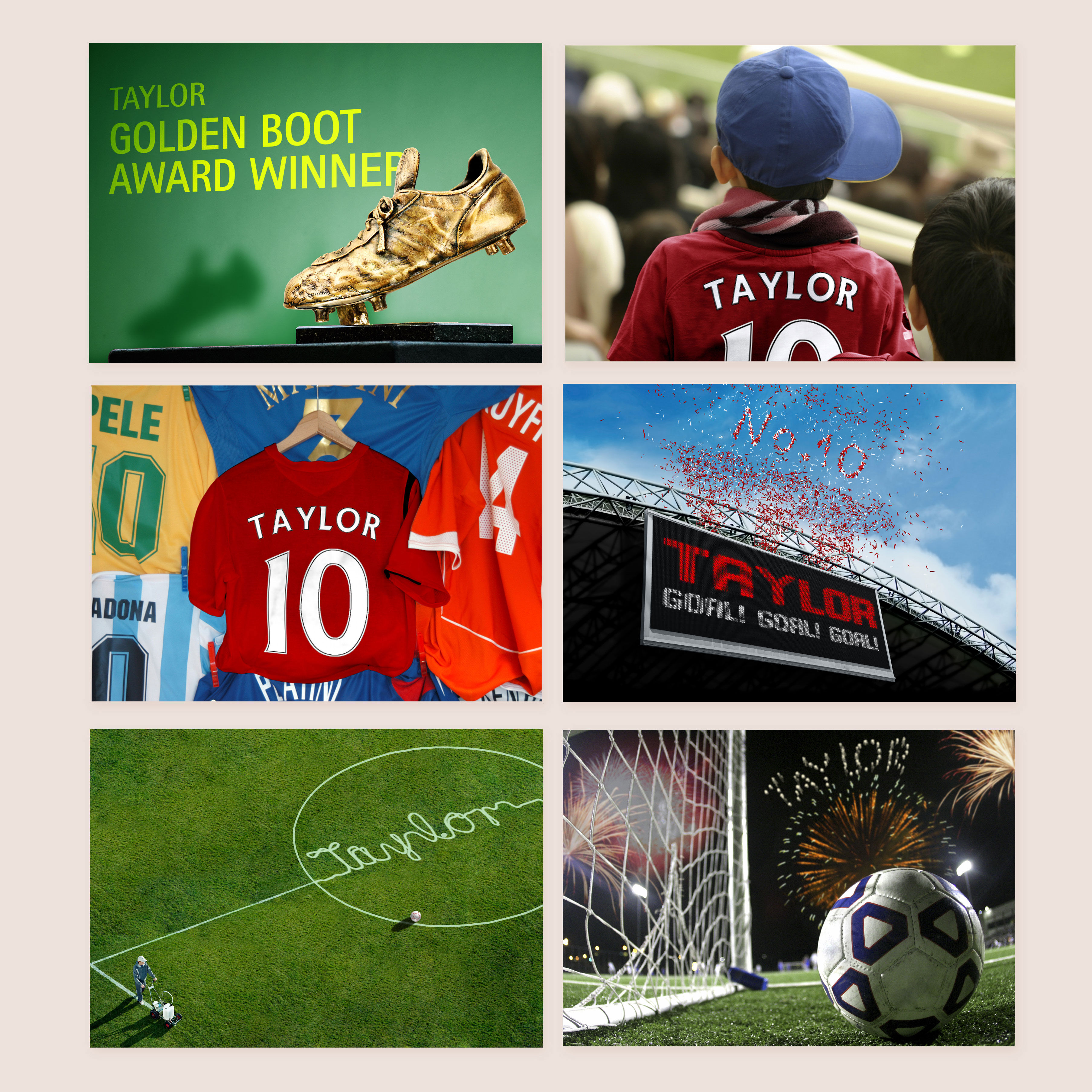 Personalised Football Calendar - 2nd Edition | GettingPersonal.co.uk