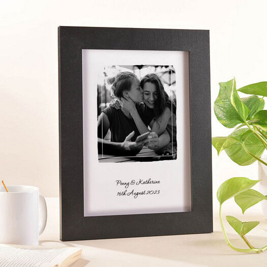 1st Anniversary Gifts for Him Boyfriend Her Girlfriend, Wedding Anniversary  Gifts for Couples, 12 months Engraved Paper Picture Frame, 1 Year of  Marriage as Husband and Wife (4