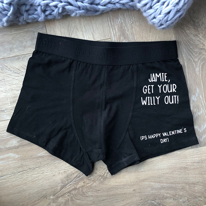 Personalised Underwear Get Your Willy Out GettingPersonal