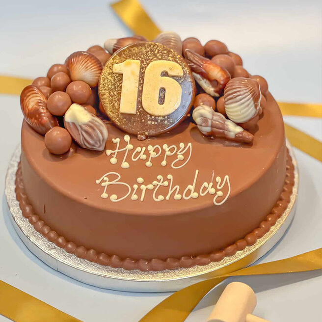 Personalised 16th Birthday Guylian Smash Cake