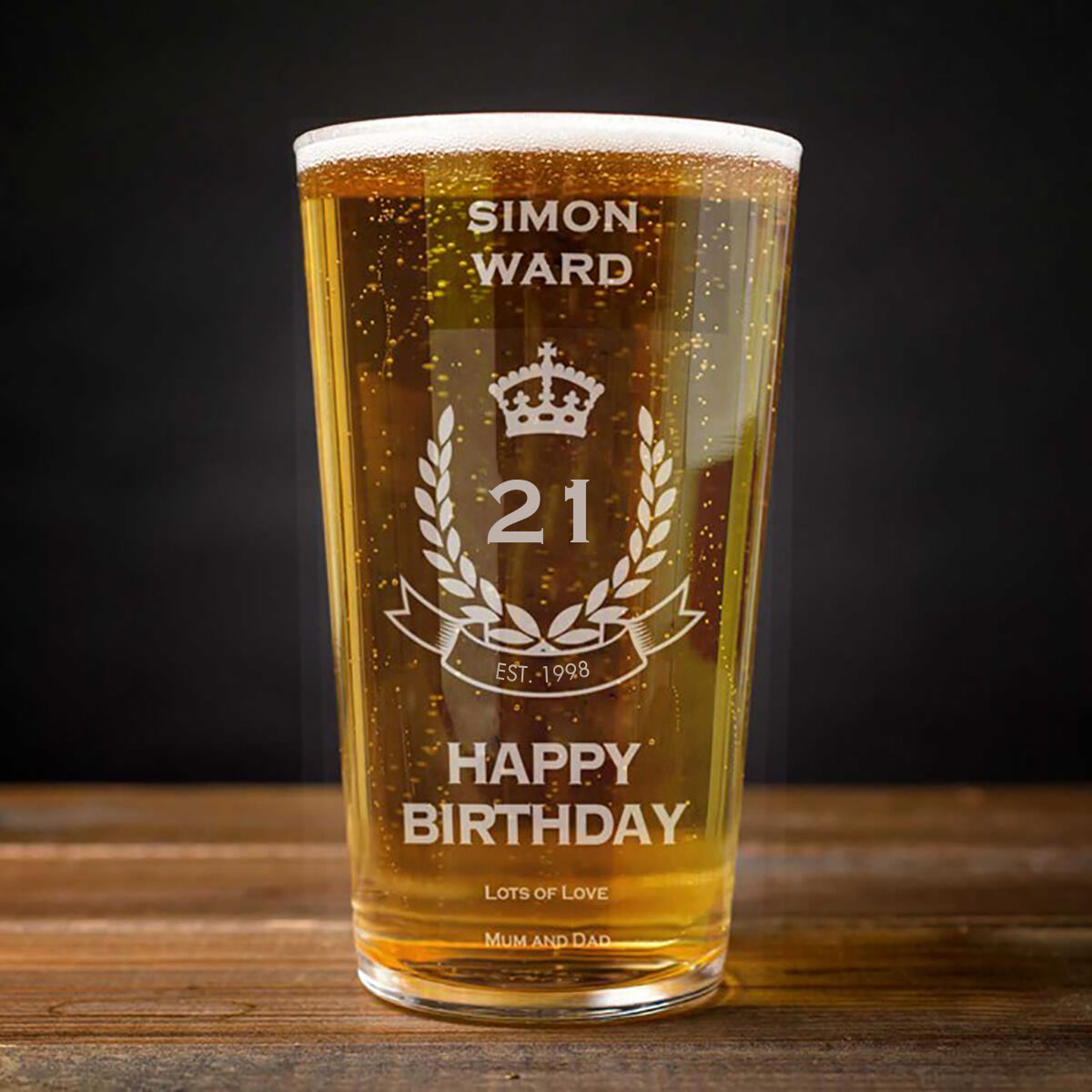Personalized 21st Birthday Poster Gift