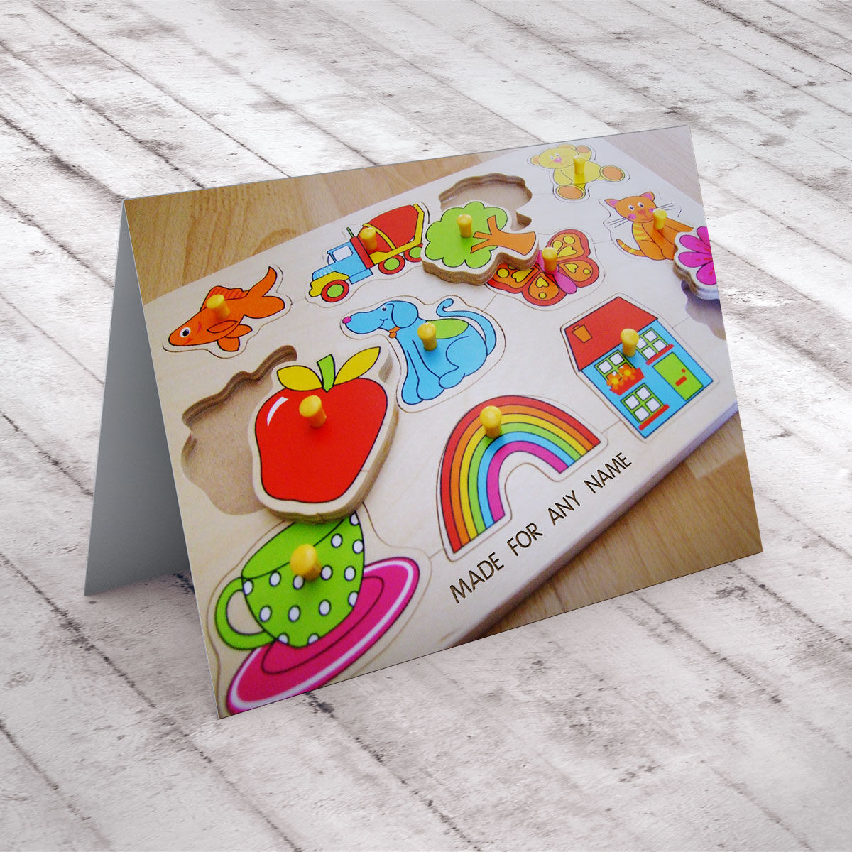 Personalised Card - Wooden Jigsaw :: Personalised Cards From ...