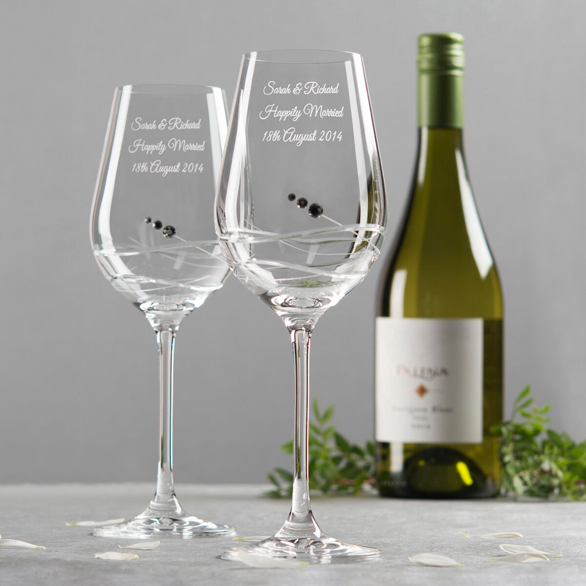 Buy Gifts by Rashi Personalised Unbreakable Wine Glasses - Pack of 3 | Gift  Ideas for Birthday Engagement Gift | Customized Wine Glass | Gifts for Men  Women Couples Mr & Mrs (
