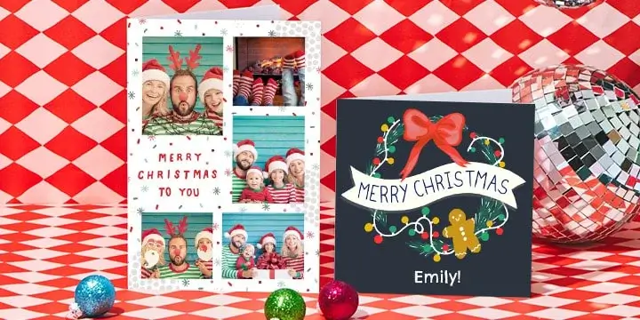 personalised christmas cards