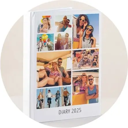 personalised 2025 diaries