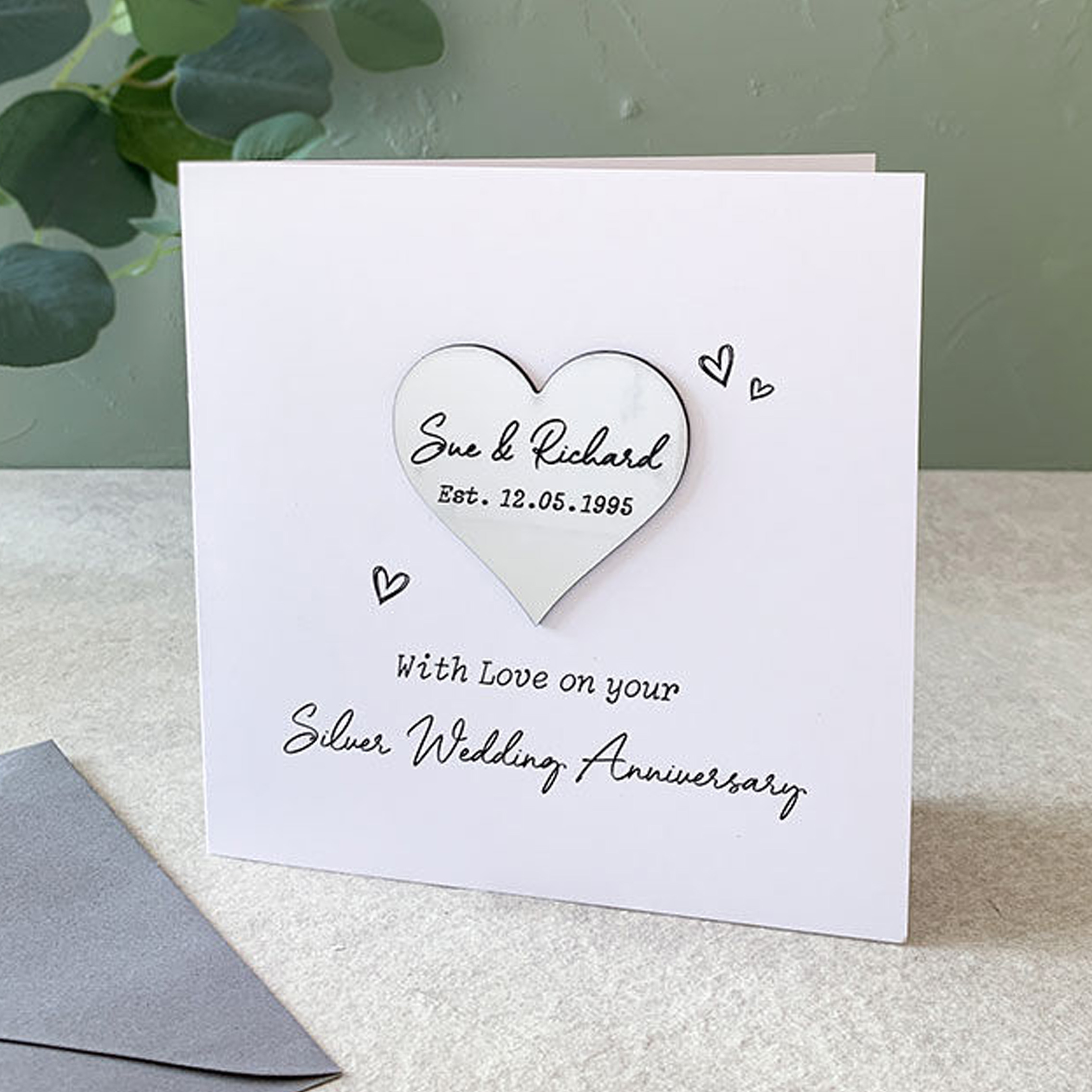 personalised anniversary cards