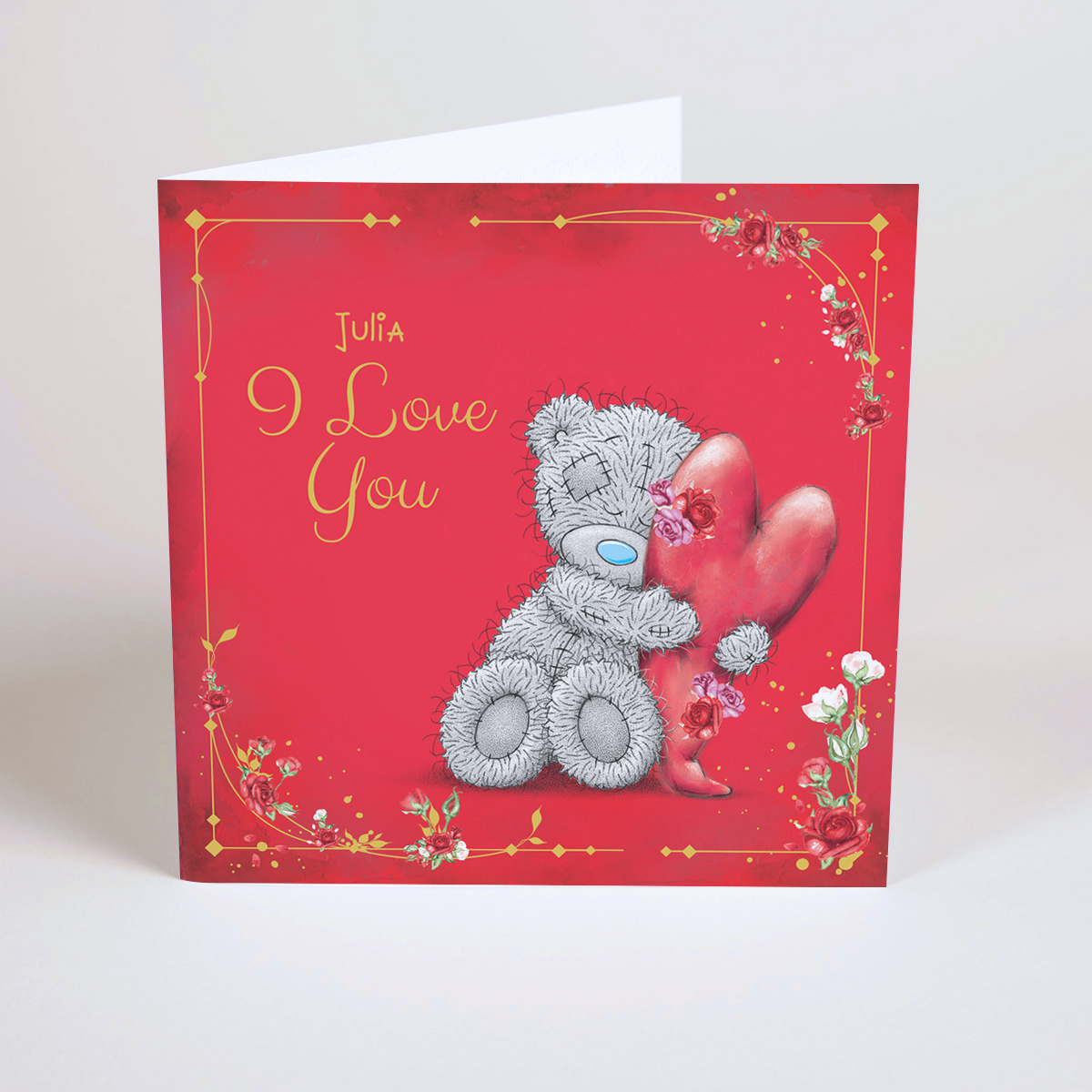 Personalised Me To You Card - I love you