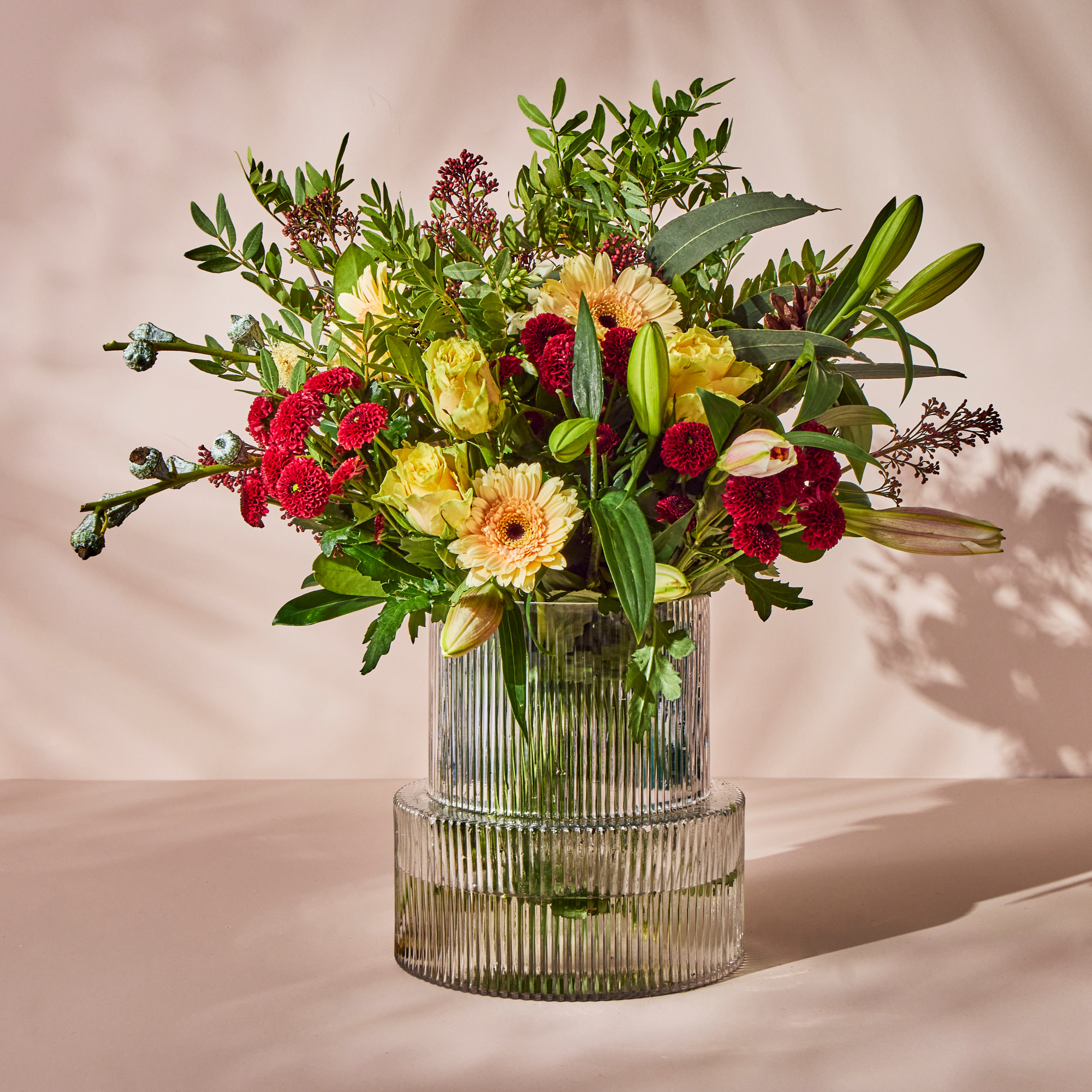 Seasons Greetings Flower Bouquet - FREE DELIVERY