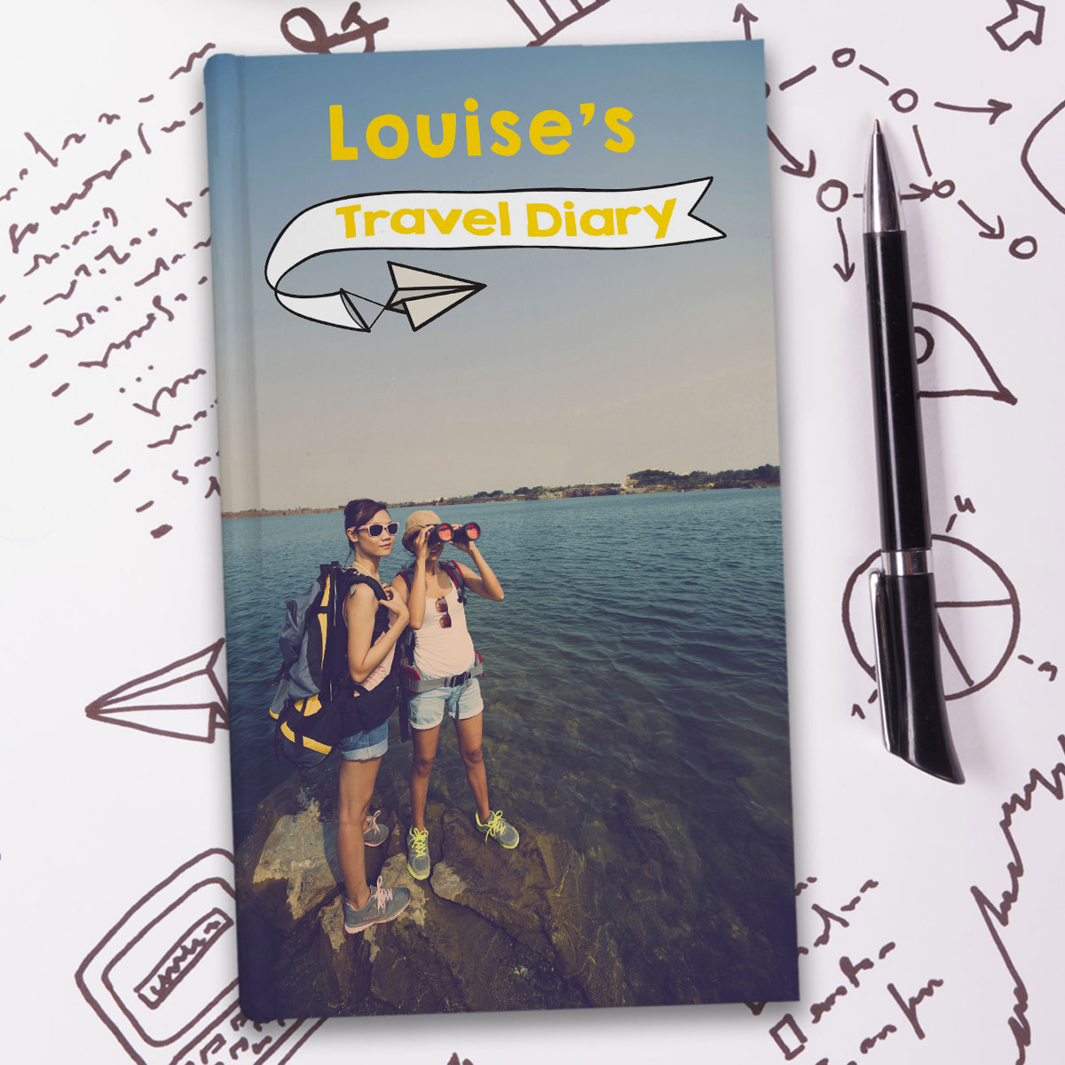 Photo Upload Slim Diary - Travel Diary