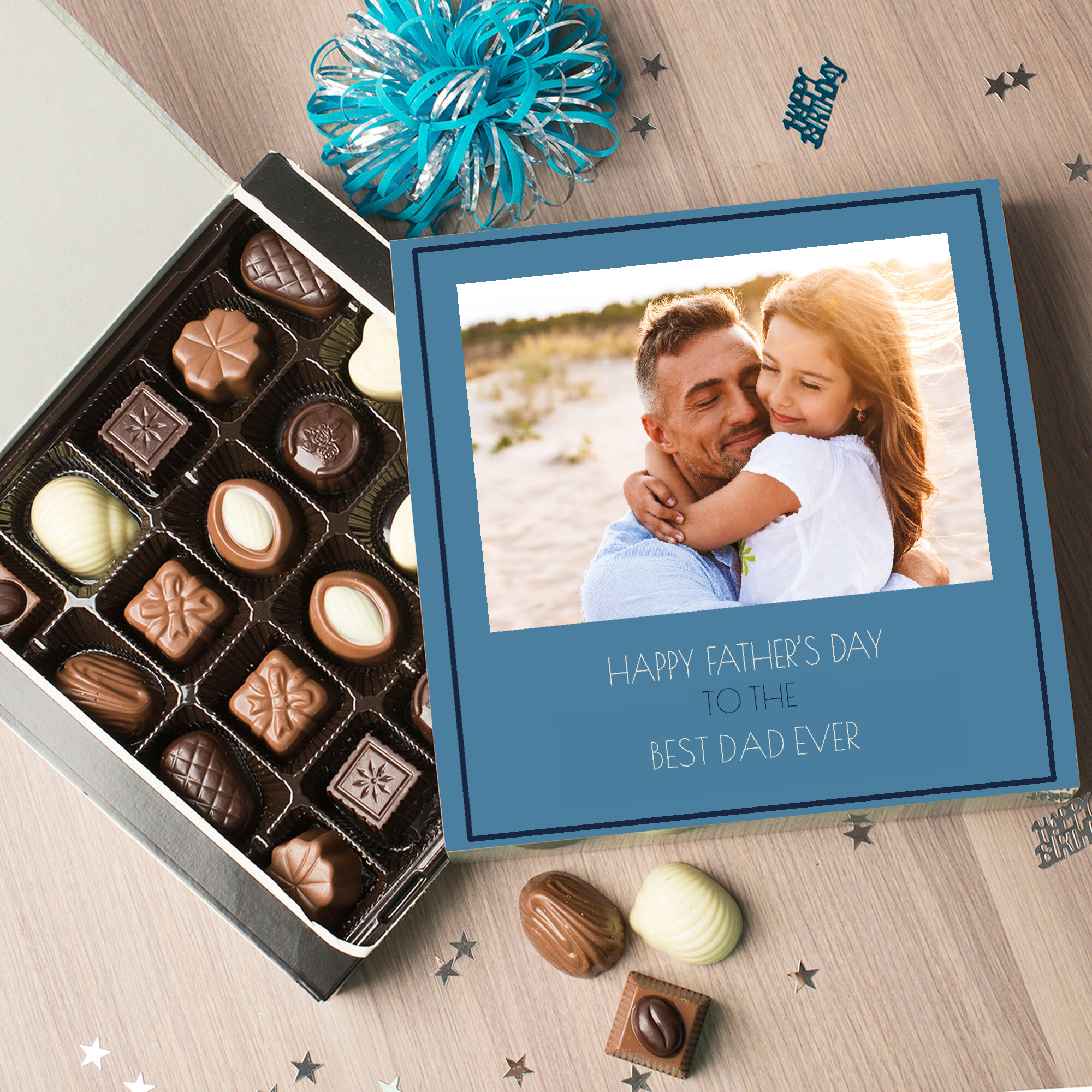 Personalised Belgian Chocolates - Father's Day- Dad