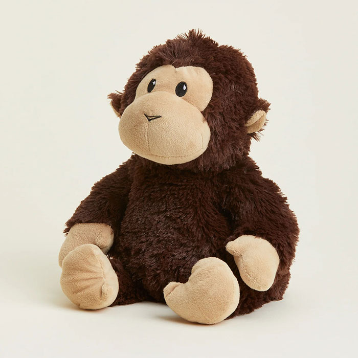 Warmies Heatable Scented Lavender Soft Toy Brown Chimp