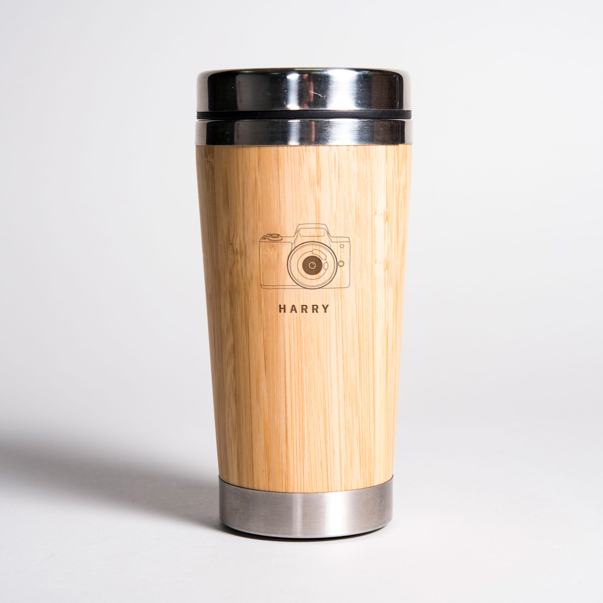 Personalised Bamboo Travel Mug - Hobbies | GettingPersonal.co.uk