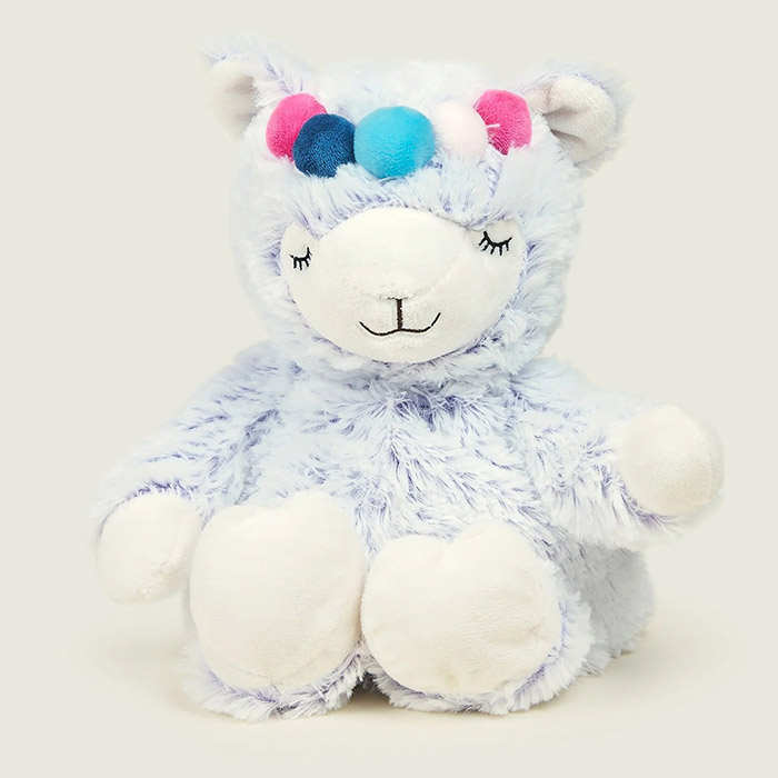 Warmies Heatable Scented Lavender Soft Toy Marshmallow Llama