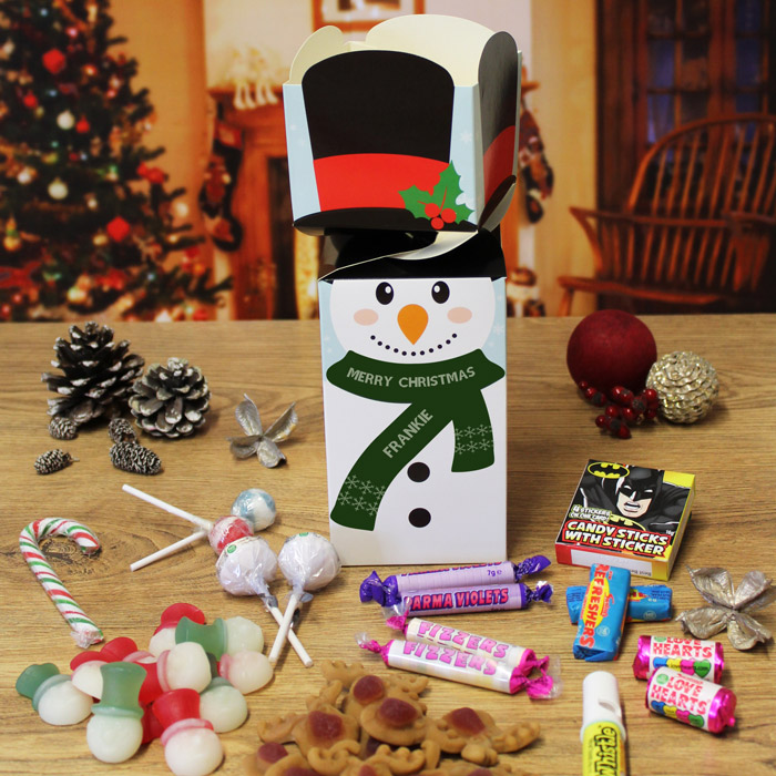 Personalised Snowman Sweet Cracker