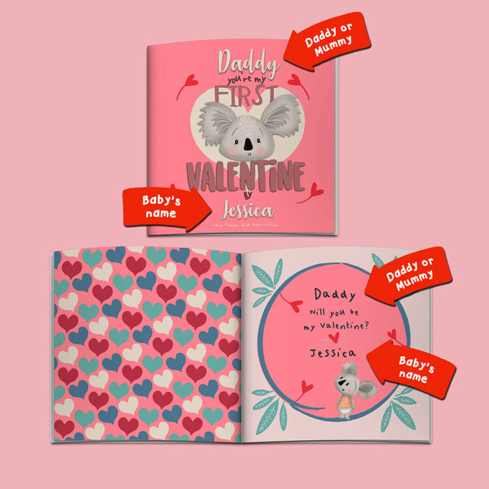 Personalised You're My First Valentine' Personalised Book For Parents
