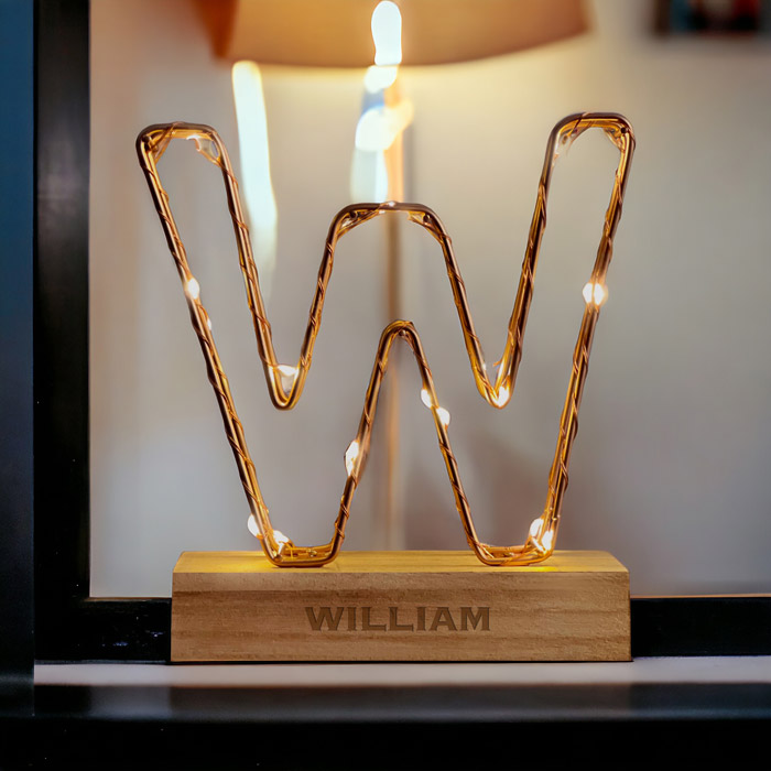 Personalised Lumi Letter Light