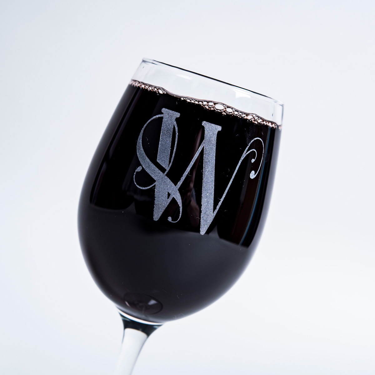 Personalised Wine Glass - Monogram