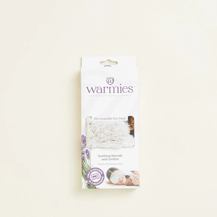 Warmies Microwavable Eye Mask - Beige Marshmallow