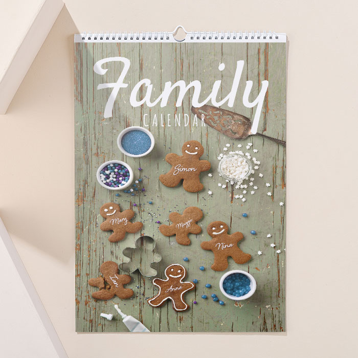 Personalised Our Family Calendar - New Edition