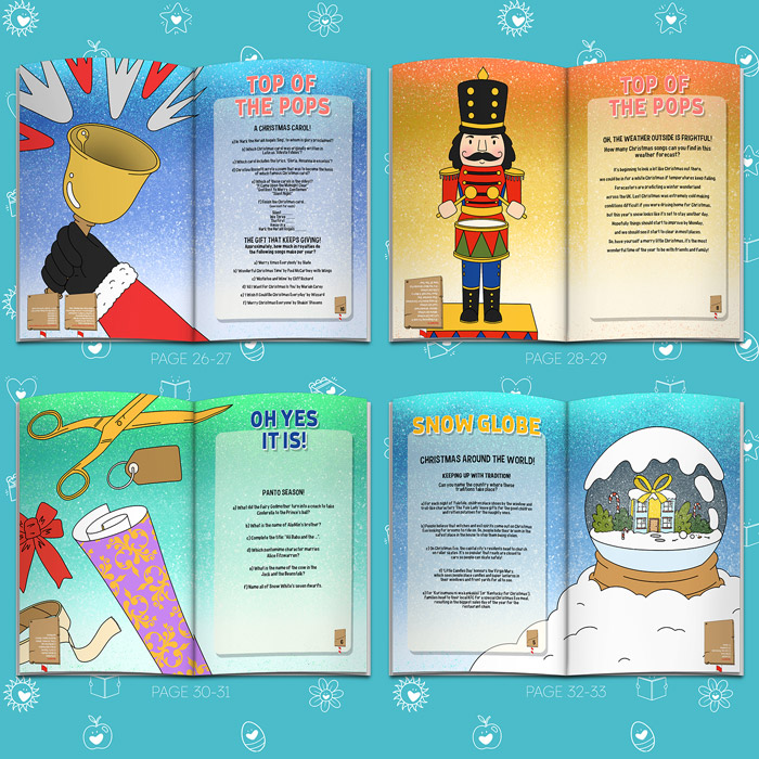 Personalised 'Beat The Book Of Christmas' Book