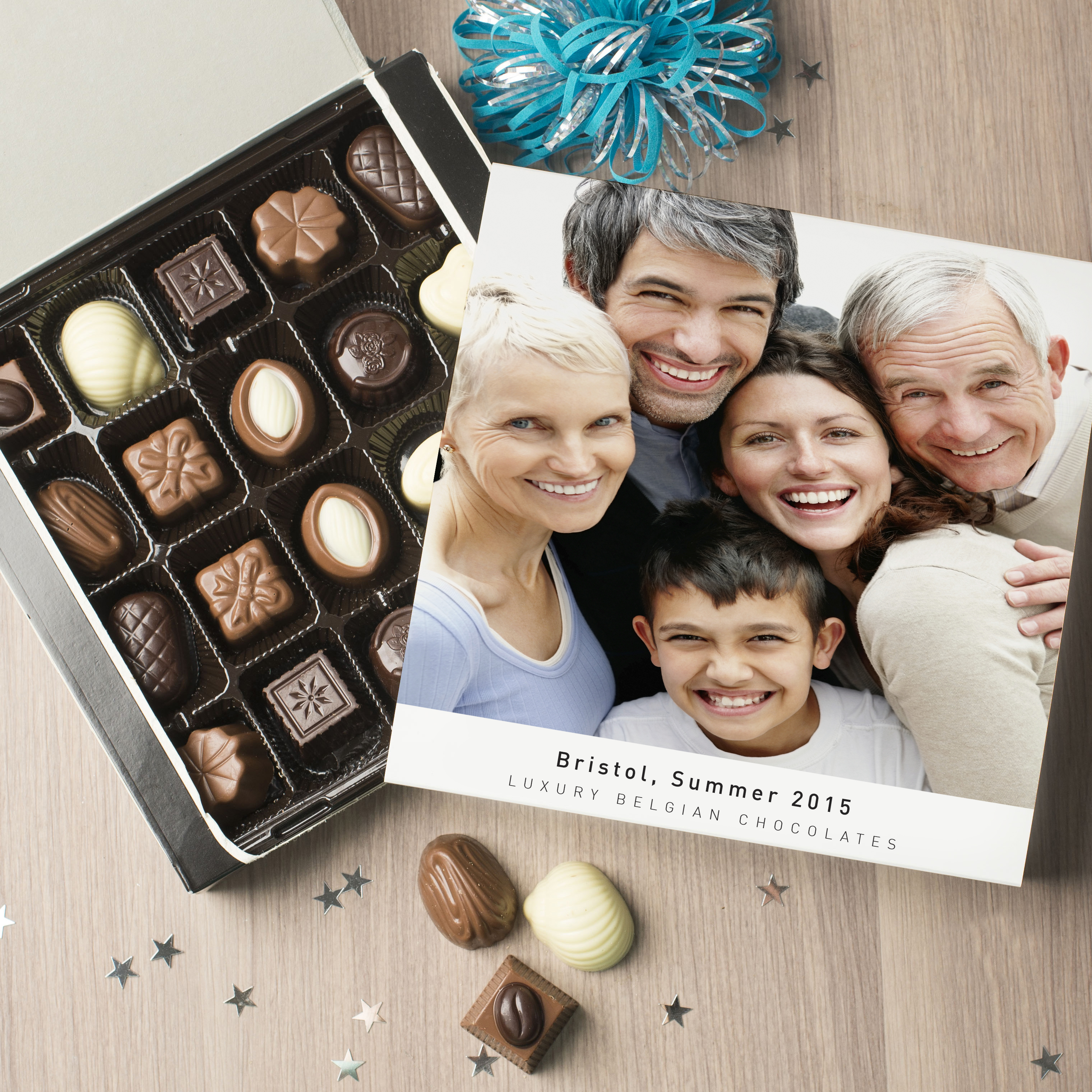 Personalised Belgian Chocolates - Full Picture & Message