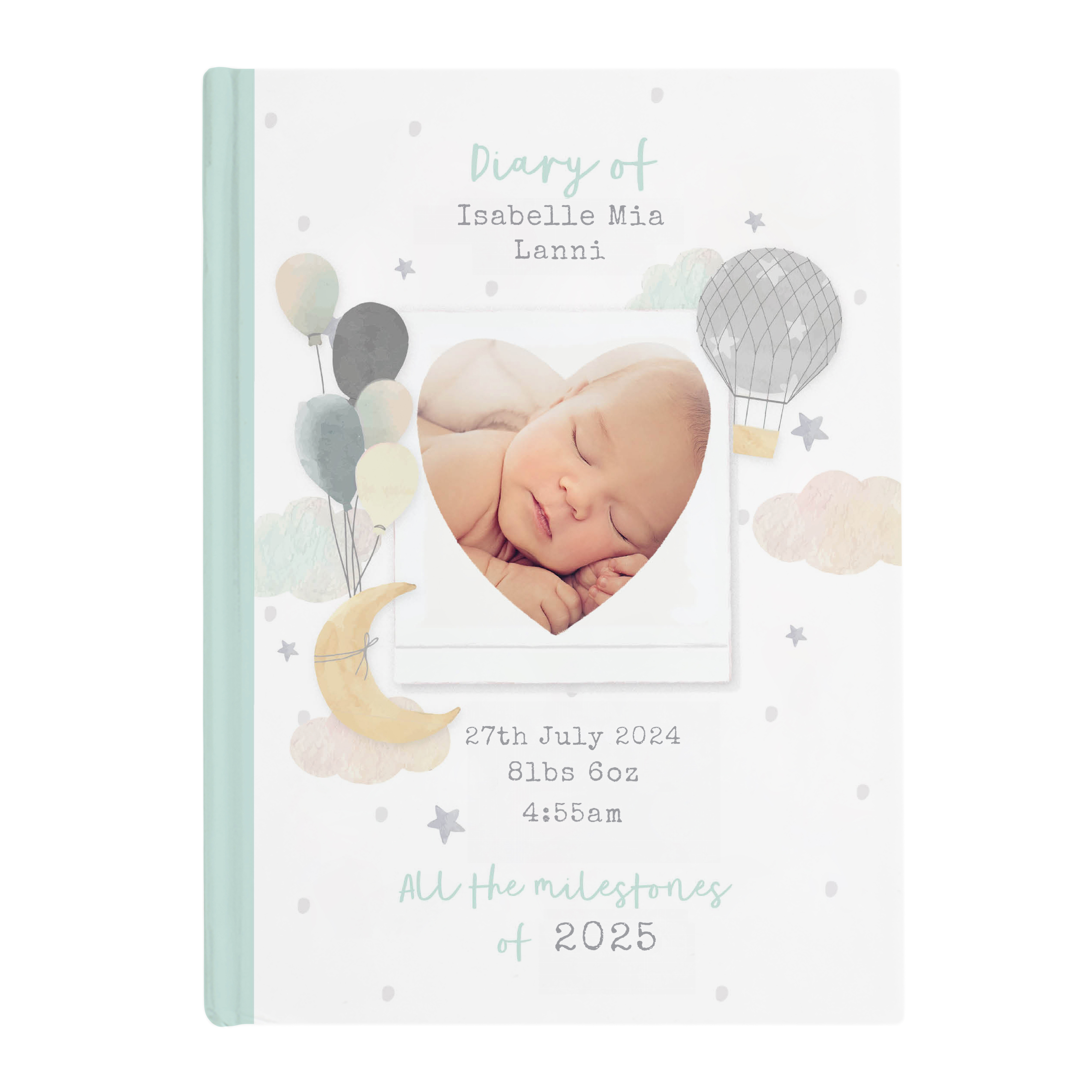 Personalised Diary - Baby Milestones