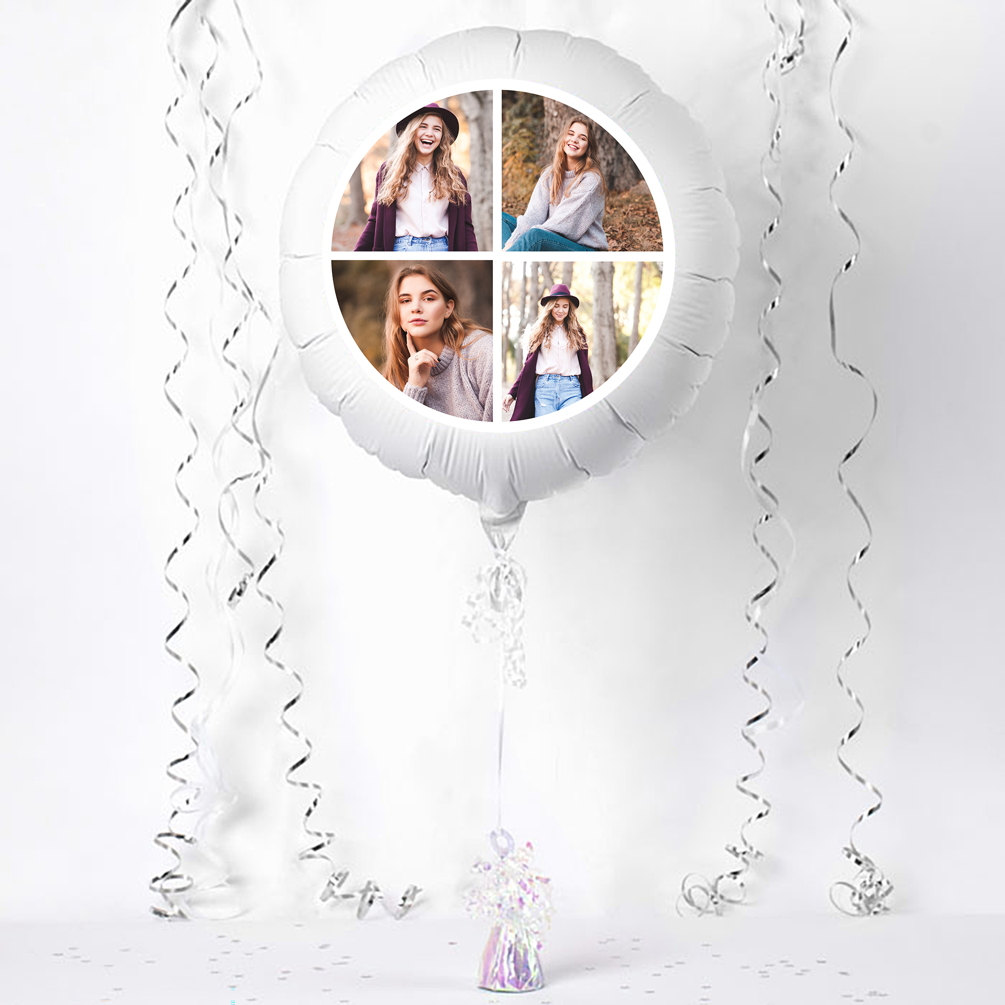 Personalised Photo Upload Balloon - 4 Photos