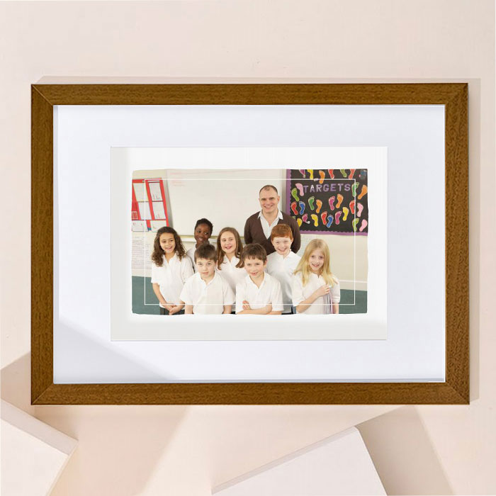 Photo Upload Landscape Framed Print - Class of 2024