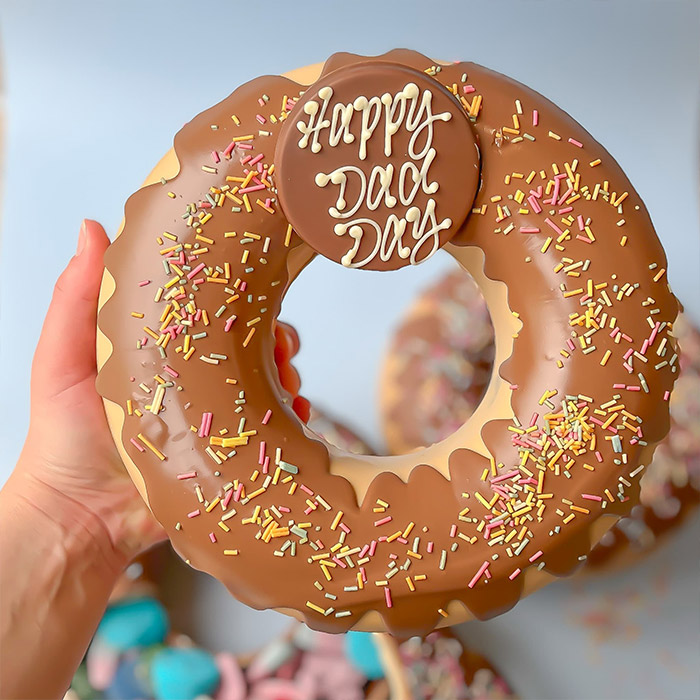 Personalised Chocolate Smash Doughnut