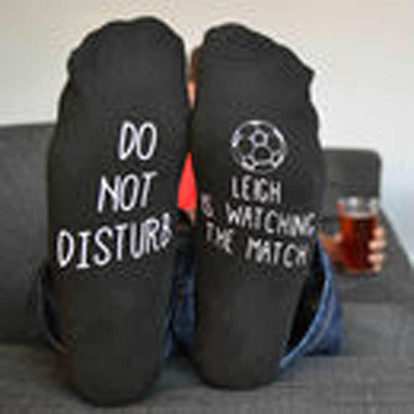 Personalised Football Socks - Do Not Disturb