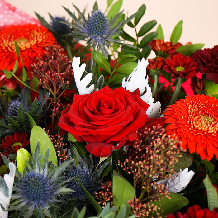 Crimson Queen Flower Bouquet - FREE DELIVERY