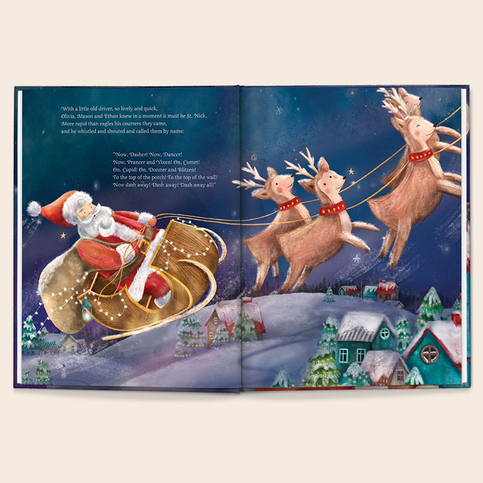 Personalised Book - Our Families Night Before Christmas Softcover