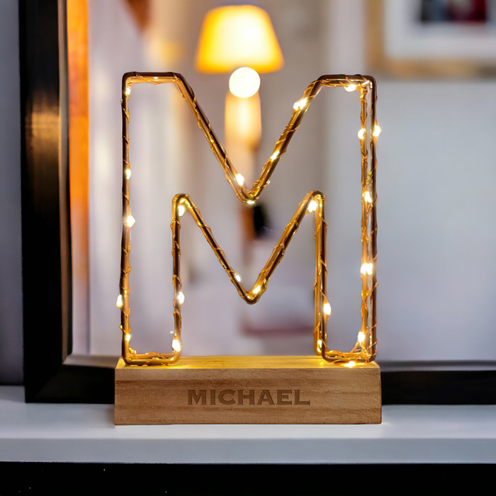 Personalised Lumi Letter Light