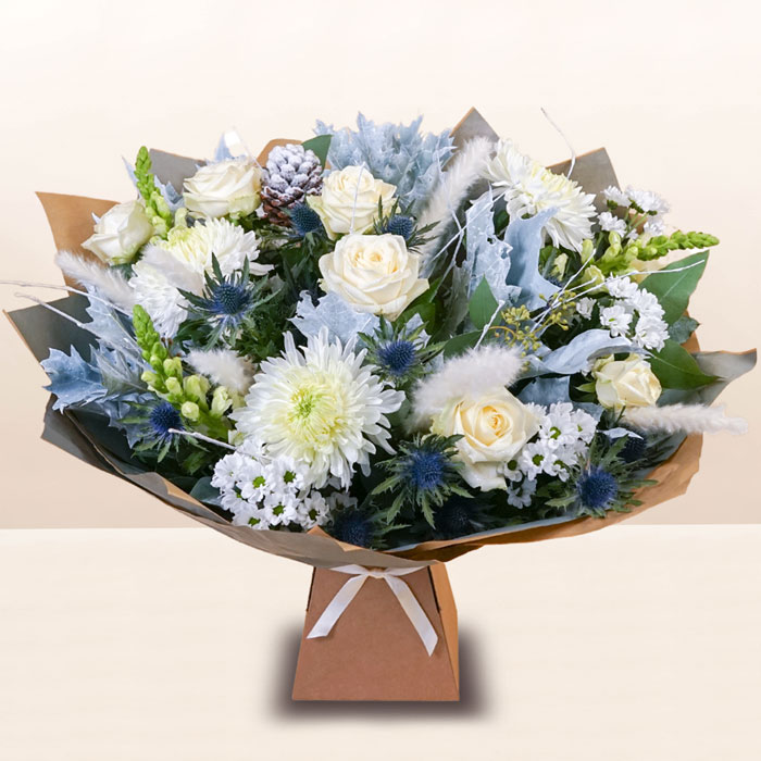 Snowflake Sparkle Flower Bouquet - FREE DELIVERY