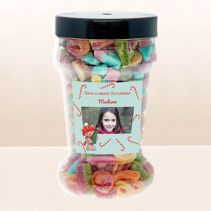 Personalised Have a Sweet Christmas Sweet Tub