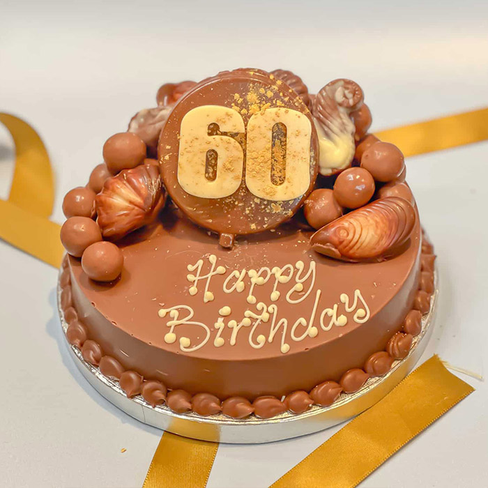 Personalised 60th Birthday Mini Guylian Smash Cake