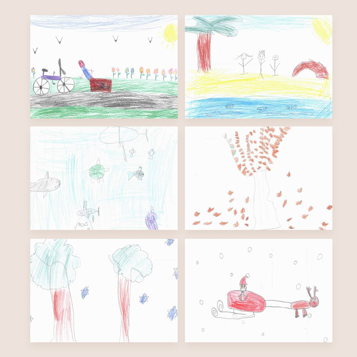 Personalised Children's Artwork Photo Upload Calendar