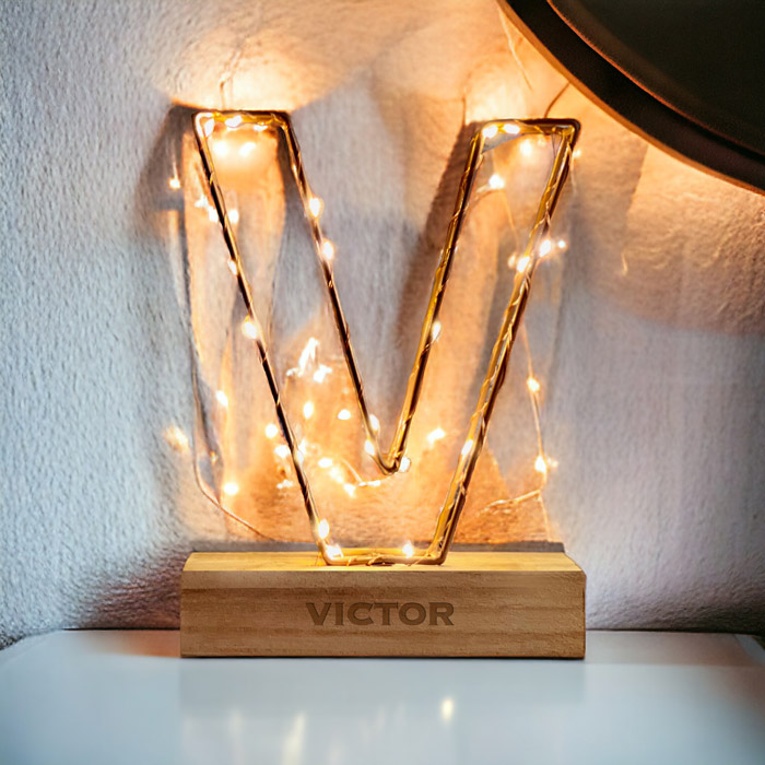 Personalised Lumi Letter Light