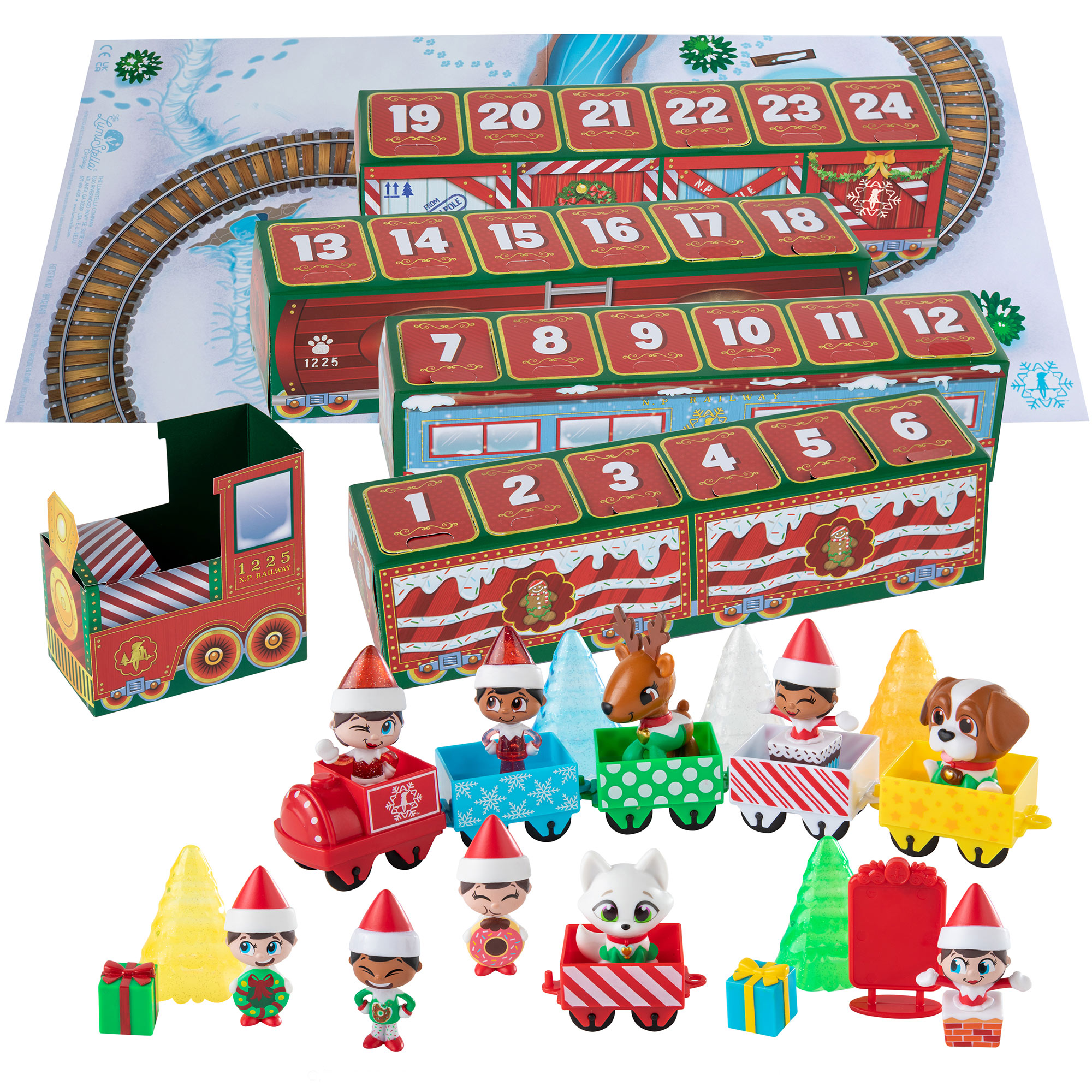 Elf on the Shelf North Pole Advent Train